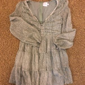 POLLY GREEN DRESS
